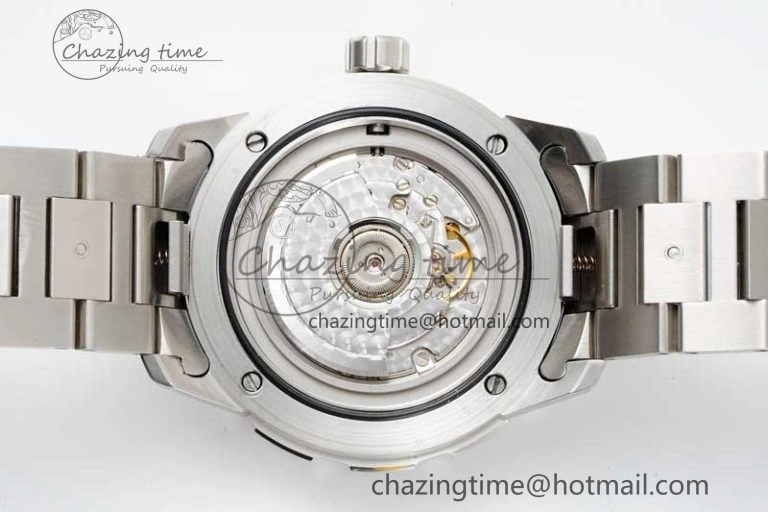WeatherProof Aquatimer Automatic SS RSF 1:1 Best Edition White Orange Dial on SS Bracelet A 7072