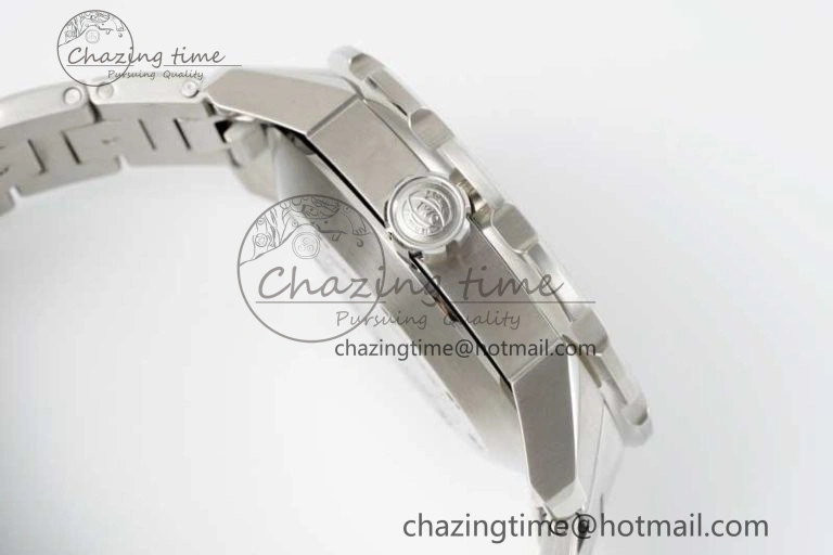 WeatherProof Aquatimer Automatic SS RSF 1:1 Best Edition White Orange Dial on SS Bracelet A 7072