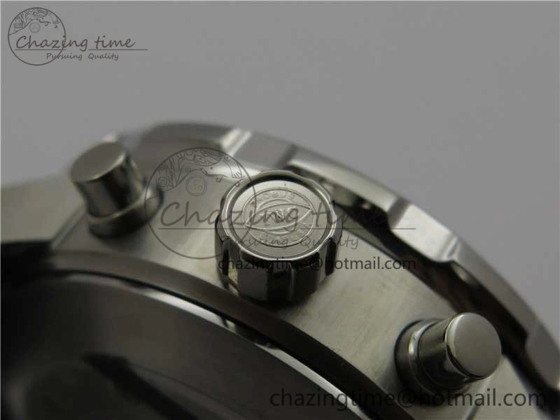 Aquatimer Chrono IW376702 SS BLS 1:1 Best Edition Black Dial on Black Rubber Strap A StreetReady 7105