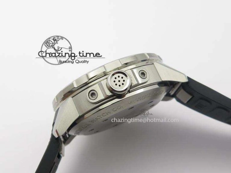 Compact Aquatimer Chrono IW376803 V6F 1:1 Best Edition Black Dial On Rubber Strap A 7280
