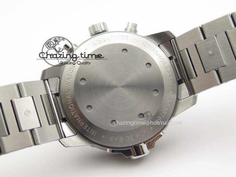 Aquatimer Chrono IW376803 V6F 1:1 Best Edition Black Dial On SS Bracelet A Attractive 7361