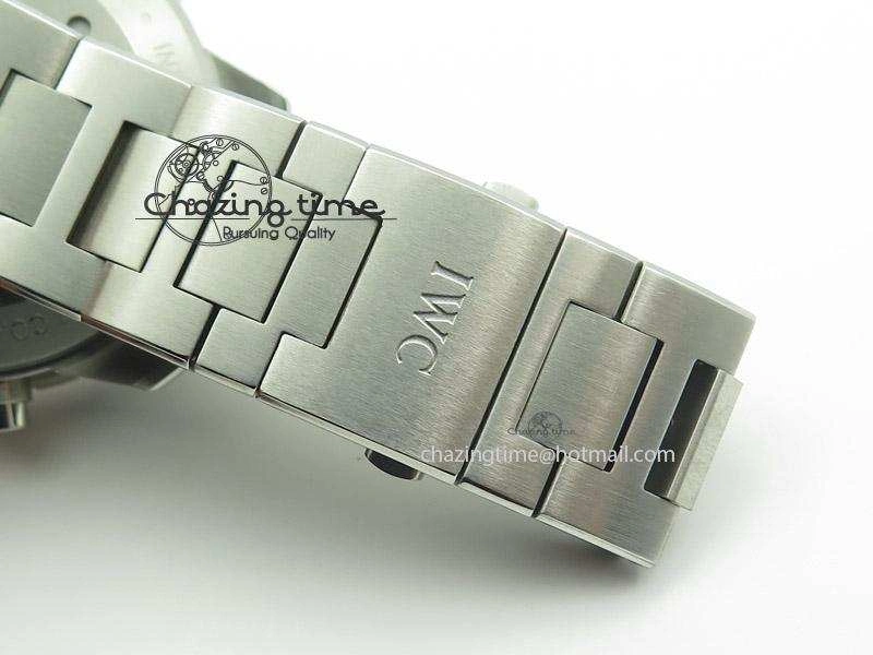 Aquatimer Chrono IW376803 V6F 1:1 Best Edition Black Dial On SS Bracelet A Attractive 7361