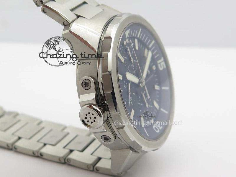 Aquatimer Chrono IW376803 V6F 1:1 Best Edition Black Dial On SS Bracelet A Attractive 7361