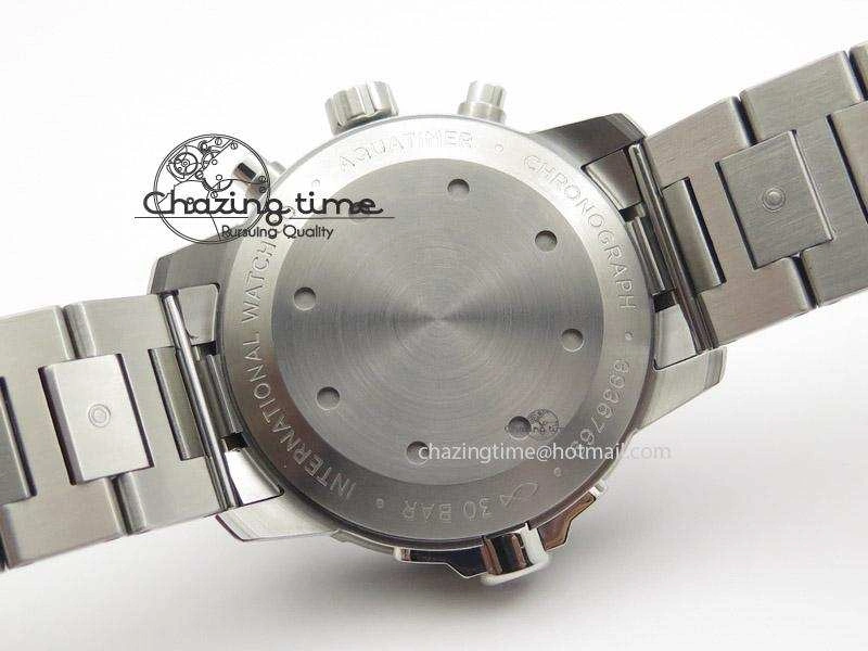 Packable Aquatimer Chrono IW376803 V6F 1:1 Best Edition Blue Dial On SS Bracelet A 7358