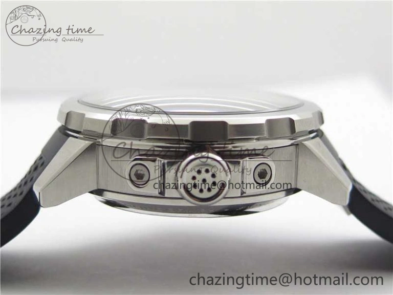 Minimalist Aquatimer Chrono IW376803 V6F 1:1 Best Edition Blue Dial on Ruber Strap A 7083
