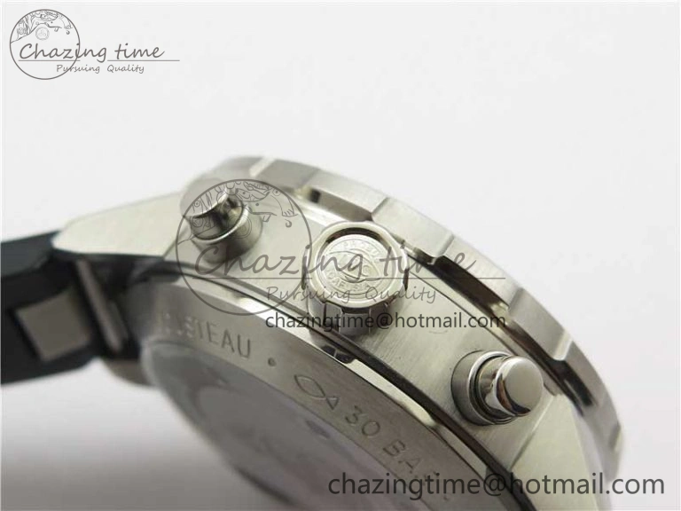 Minimalist Aquatimer Chrono IW376803 V6F 1:1 Best Edition Blue Dial on Ruber Strap A 7083