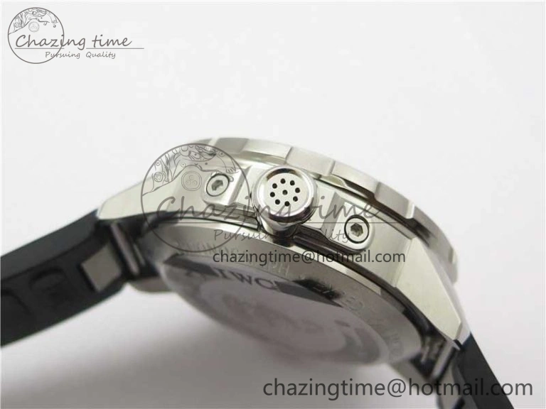 Minimalist Aquatimer Chrono IW376803 V6F 1:1 Best Edition Blue Dial on Ruber Strap A 7083