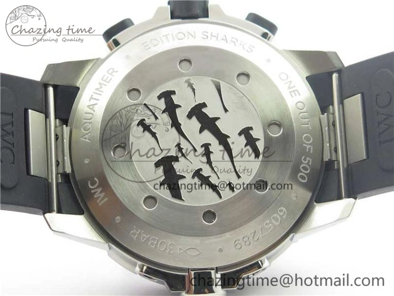 Aquatimer Chrono IW376803 V6F 1:1 Best Edition Gray Dial on Rubber Strap A Premium 7153