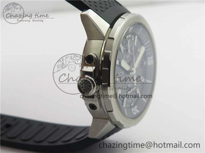 Aquatimer Chrono IW376803 V6F 1:1 Best Edition Gray Dial on Rubber Strap A Premium 7153