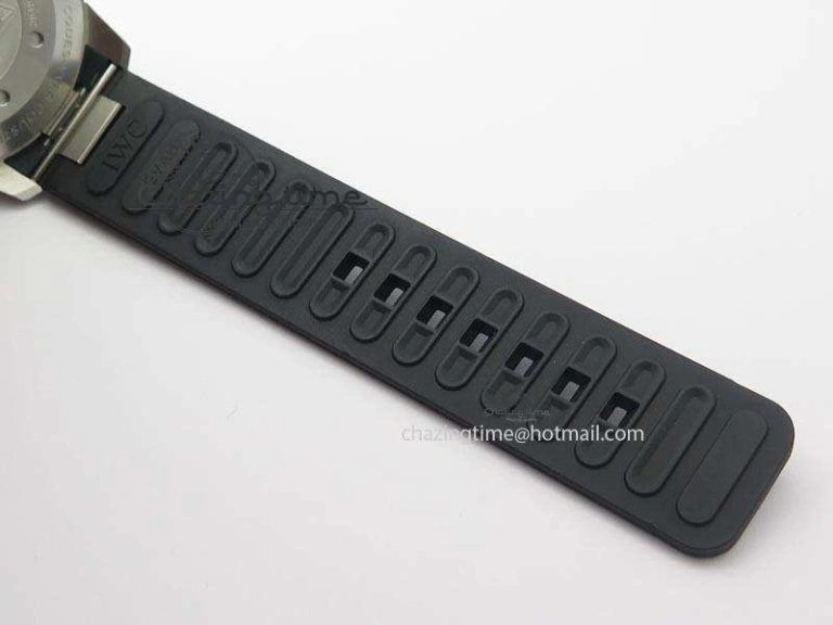 Minimalist Aquatimer Chrono IW376803 V6F 1:1 Best Edition White Dial On Rubber Strap A 7281