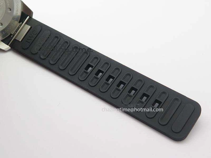 Minimalist Aquatimer Chrono IW376803 V6F 1:1 Best Edition White Dial On Rubber Strap A 7281
