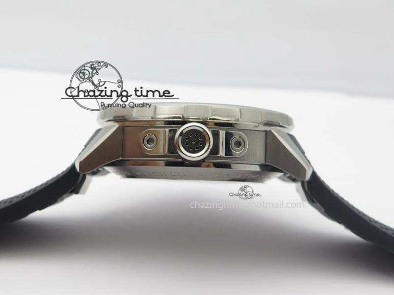 Minimalist Aquatimer Chrono IW376803 V6F 1:1 Best Edition White Dial On Rubber Strap A 7281