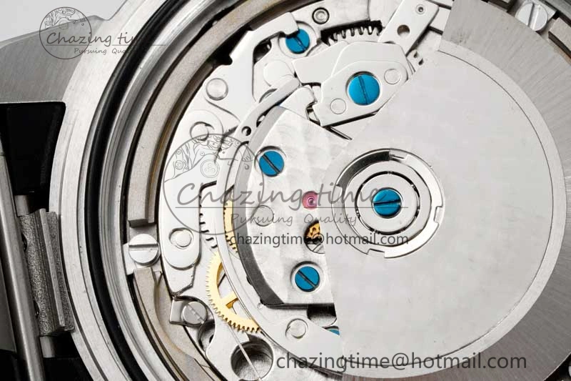 Aquatimer Chrono SS RSF 1:1 Best Edition Black Dial on Black Rubber Strap A Functional 7073