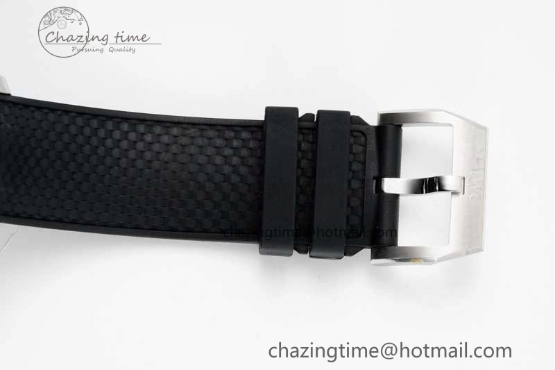 Aquatimer Chrono SS RSF 1:1 Best Edition Black Dial on Black Rubber Strap A Functional 7073
