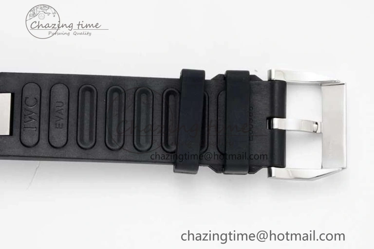 Aquatimer Chrono SS RSF 1:1 Best Edition Black Dial on Black Rubber Strap A Functional 7073