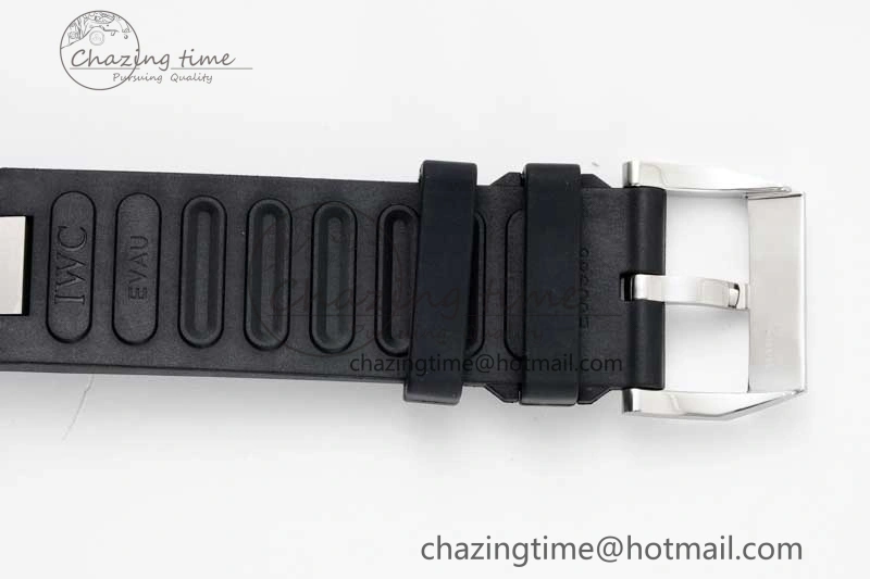 Aquatimer Chrono SS RSF 1:1 Best Edition Black Dial on Black Rubber Strap A Functional 7073
