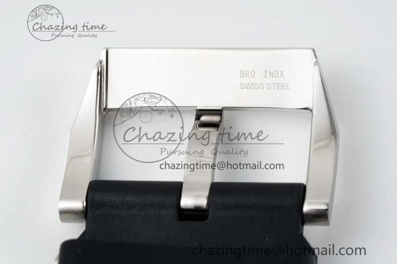 Aquatimer Chrono SS RSF 1:1 Best Edition Black Dial on Black Rubber Strap A Functional 7073
