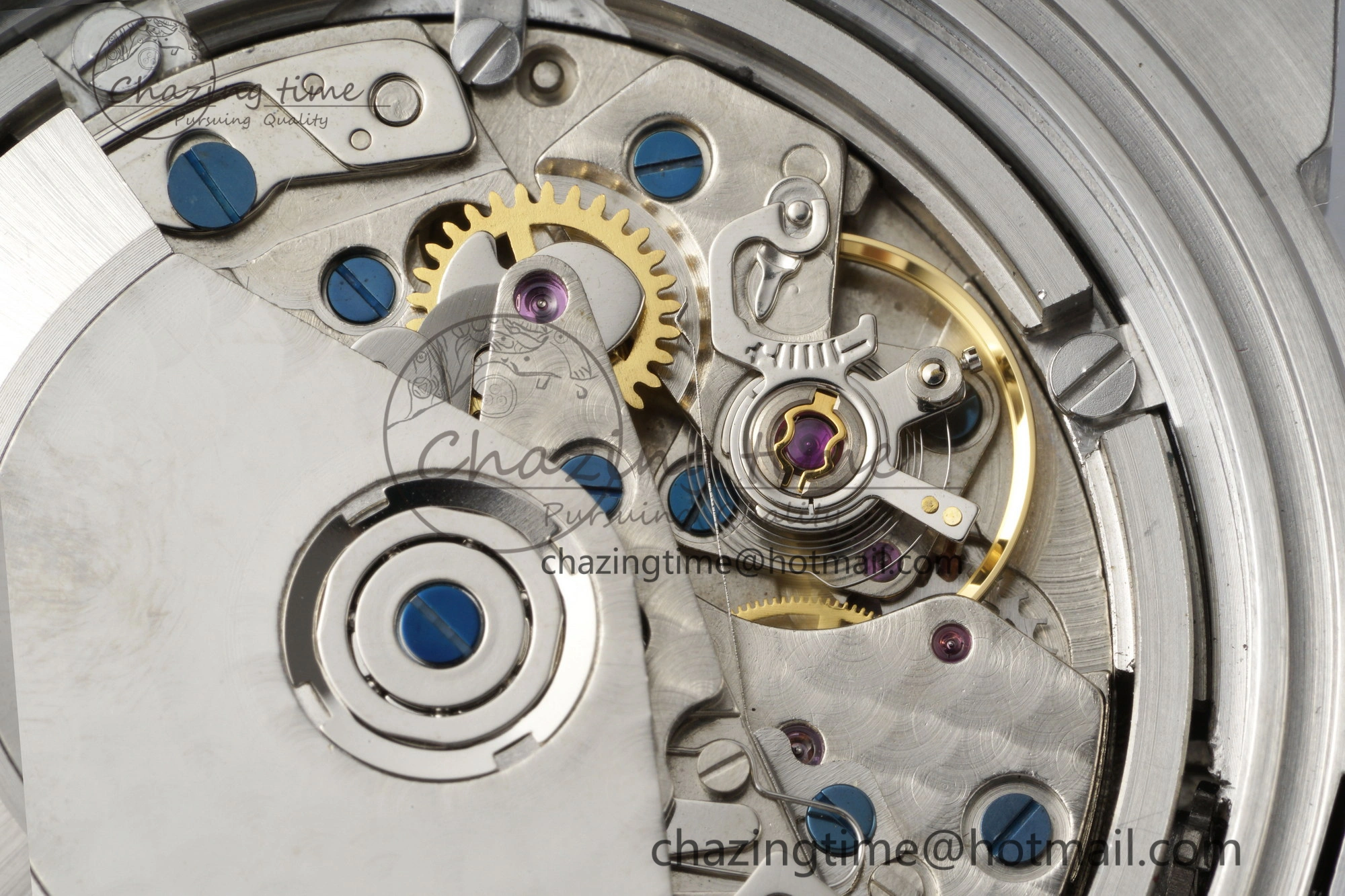 Aquatimer Chrono SS RSF 1:1 Best Edition Blue Dial on Blue Rubber Strap A Popular 7056