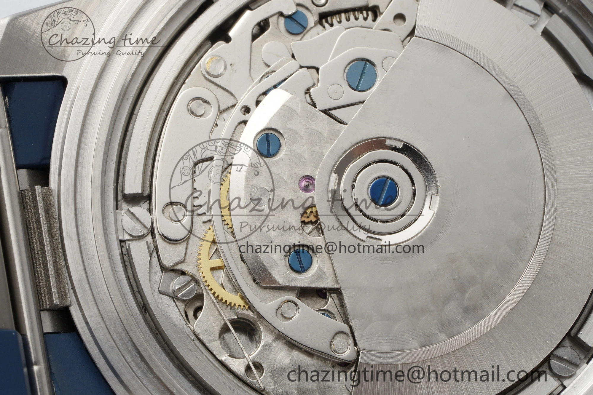 Aquatimer Chrono SS RSF 1:1 Best Edition Blue Dial on Blue Rubber Strap A Popular 7056