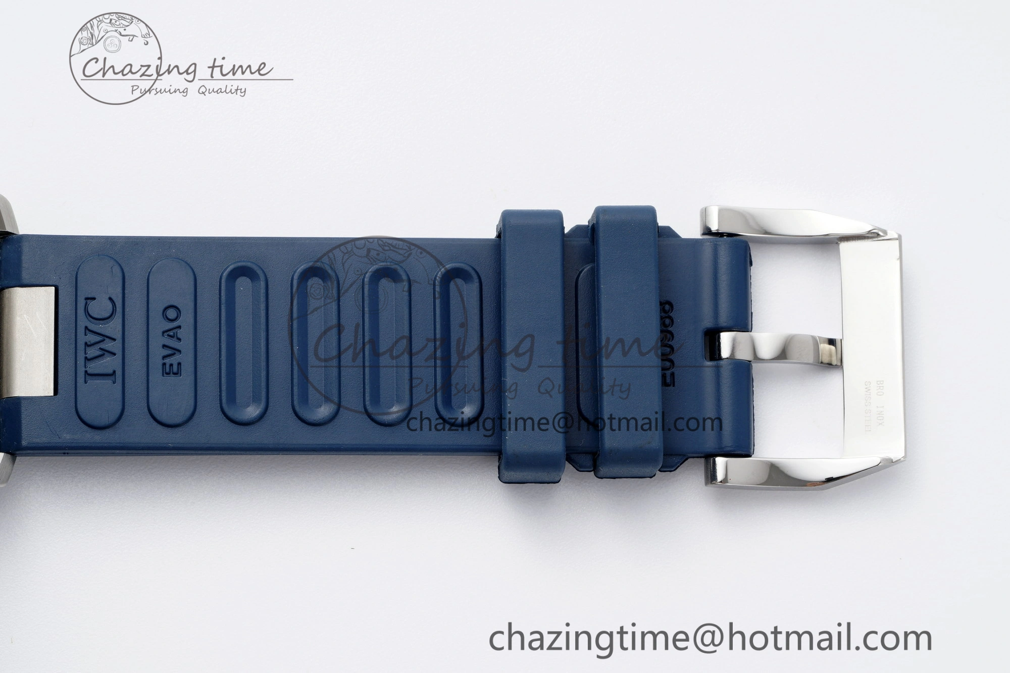 Aquatimer Chrono SS RSF 1:1 Best Edition Blue Dial on Blue Rubber Strap A Popular 7056