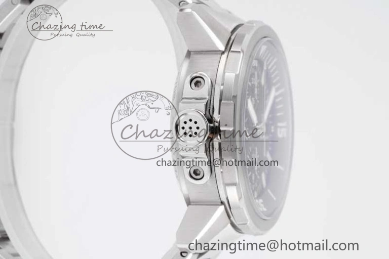 Aquatimer Chrono SS V6SF 1:1 Best Edition Black Dial on SS Bracelet A Thermal 7033