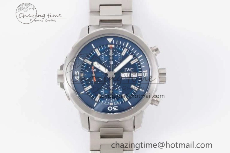 Aquatimer Chrono SS V6SF 1:1 Best Edition Blue Dial on SS Bracelet A ModernLook 7032