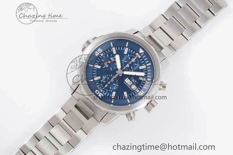 Aquatimer Chrono SS V6SF 1:1 Best Edition Blue Dial on SS Bracelet A ModernLook 7032