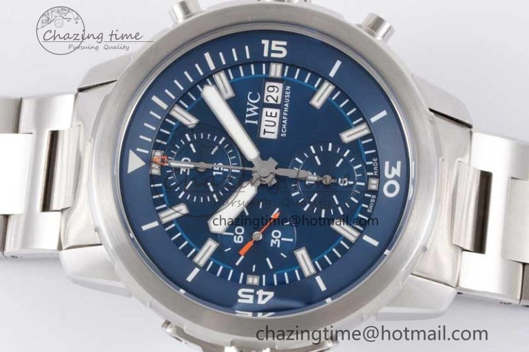Aquatimer Chrono SS V6SF 1:1 Best Edition Blue Dial on SS Bracelet A ModernLook 7032