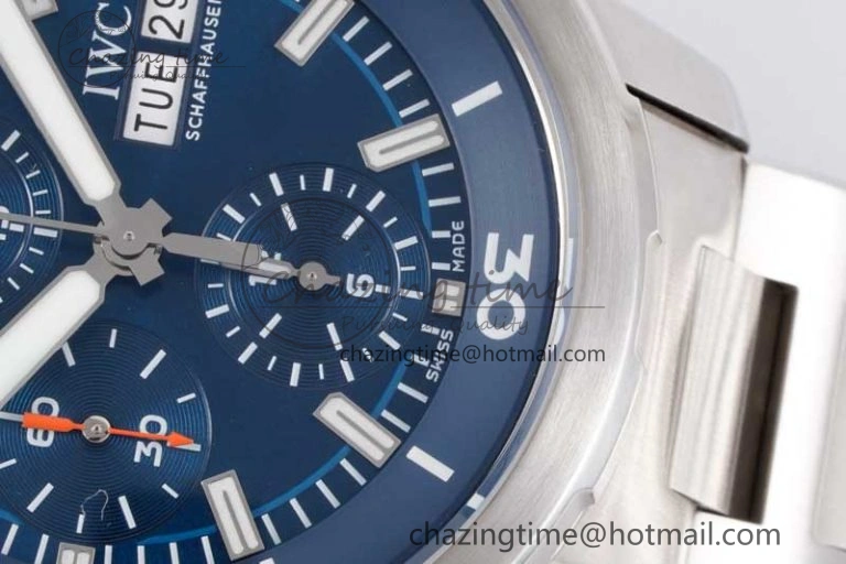 Aquatimer Chrono SS V6SF 1:1 Best Edition Blue Dial on SS Bracelet A ModernLook 7032