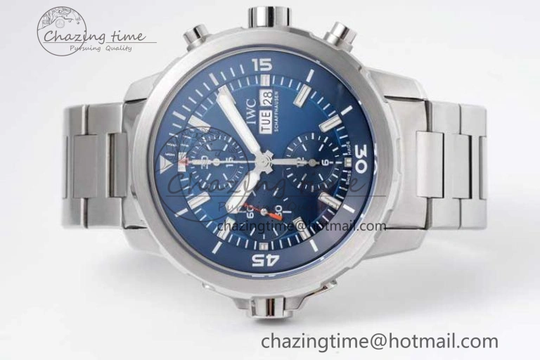 Aquatimer Chrono SS V6SF 1:1 Best Edition Blue Dial on SS Bracelet A ModernLook 7032