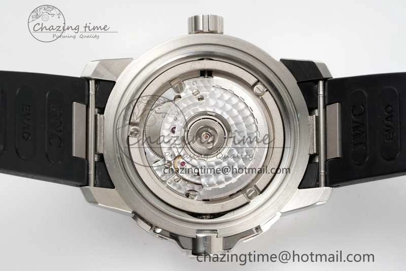 Aquatimer SS IW3290 RSF 1:1 Best Edition Black Dial on Black Rubber Strap A FashionForward 7076