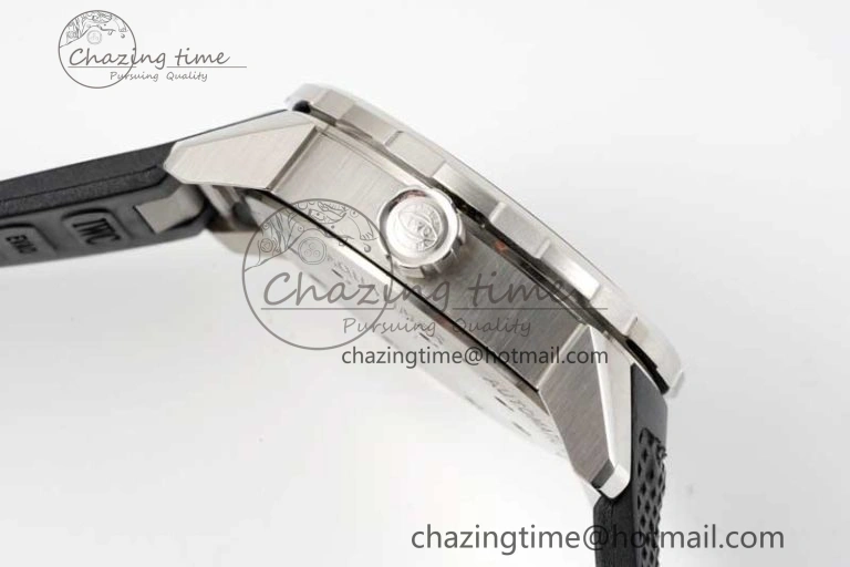 Aquatimer SS IW3290 RSF 1:1 Best Edition Black Dial on Black Rubber Strap A FashionForward 7076