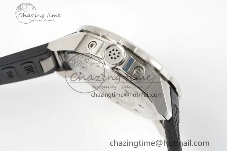 Youthful Aquatimer SS IW3290 RSF 1:1 Best Edition Blue Dial on Black Rubber Strap A 7074