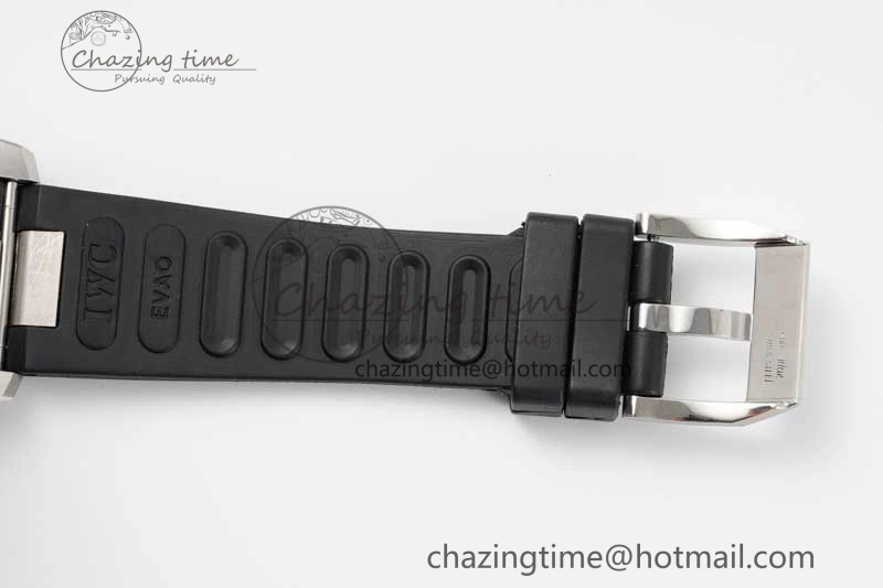 Youthful Aquatimer SS IW3290 RSF 1:1 Best Edition Blue Dial on Black Rubber Strap A 7074
