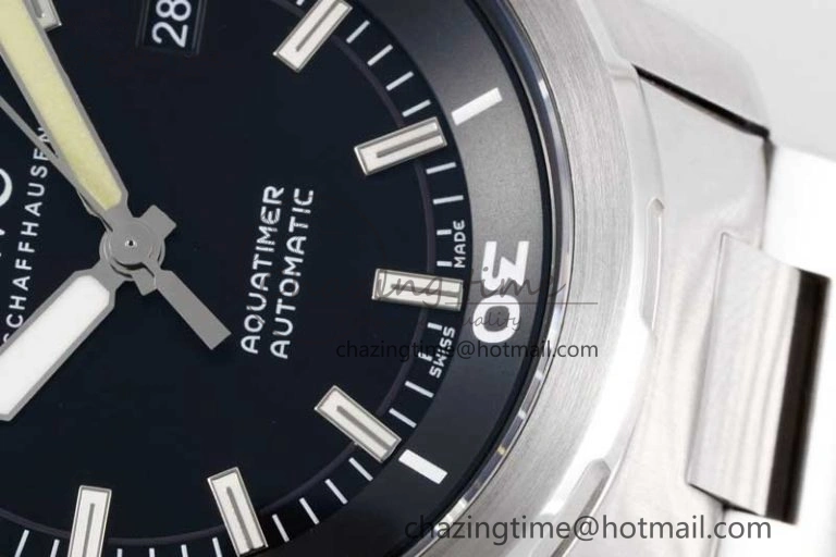 Aquatimer SS IW3290 V6SF 1:1 Best Edition Black Dial on SS Bracelet A Comfortable 7030