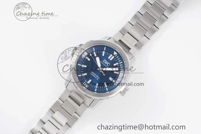 Aquatimer SS IW3290 V6SF 1:1 Best Edition Blue Dial on SS Bracelet A Compact 7031