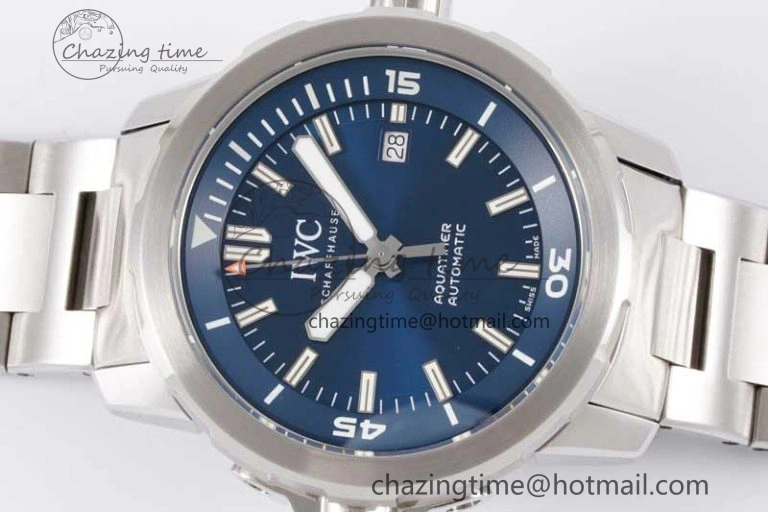 Aquatimer SS IW3290 V6SF 1:1 Best Edition Blue Dial on SS Bracelet A Compact 7031