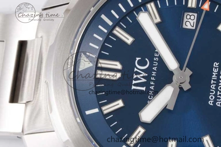 Aquatimer SS IW3290 V6SF 1:1 Best Edition Blue Dial on SS Bracelet A Compact 7031