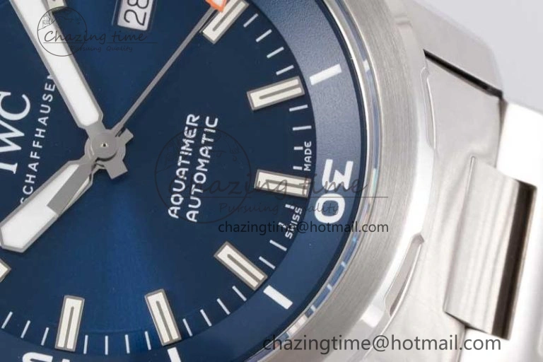 Aquatimer SS IW3290 V6SF 1:1 Best Edition Blue Dial on SS Bracelet A Compact 7031
