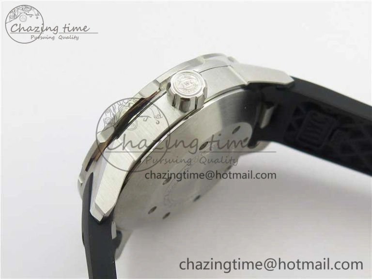 EasyCare Aquatimer SS IW356802 ZZF 1:1 Best Edition Black Dial on Black Rubber Strap MIYOTA 7128