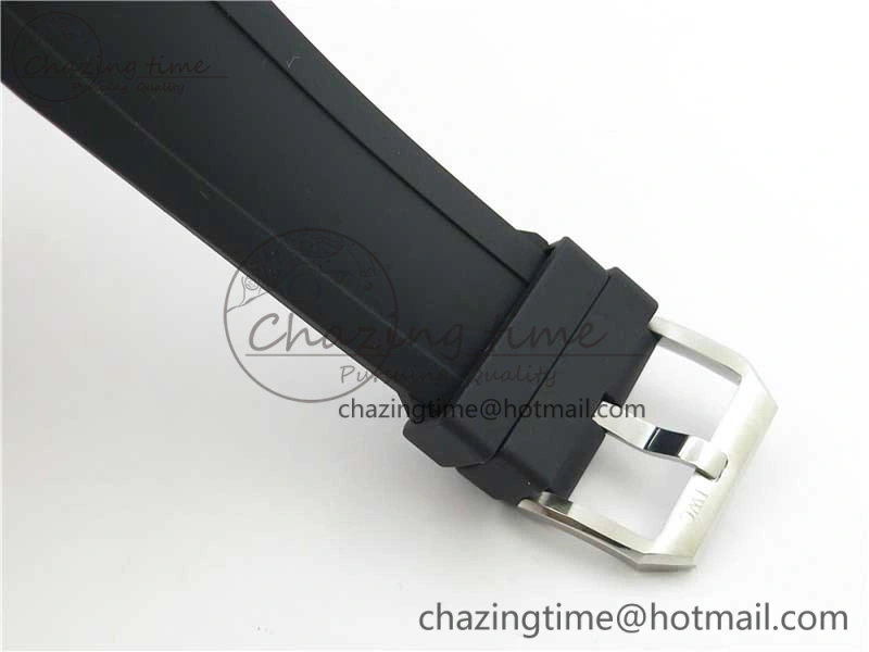 EasyCare Aquatimer SS IW356802 ZZF 1:1 Best Edition Black Dial on Black Rubber Strap MIYOTA 7128