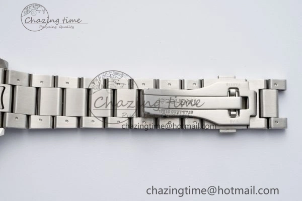 Classic Autavia SS 42mm TARF 1:1 Best Edition Gray Dial Black Ceramic Bezel on SS Bracelet SW 9656