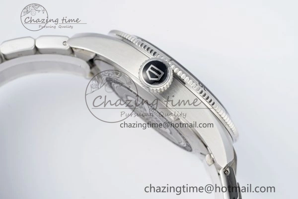 UrbanChic Autavia SS 42mm TARF 1:1 Best Edition Gray Dial SS Bezel on SS Bracelet SW 9657