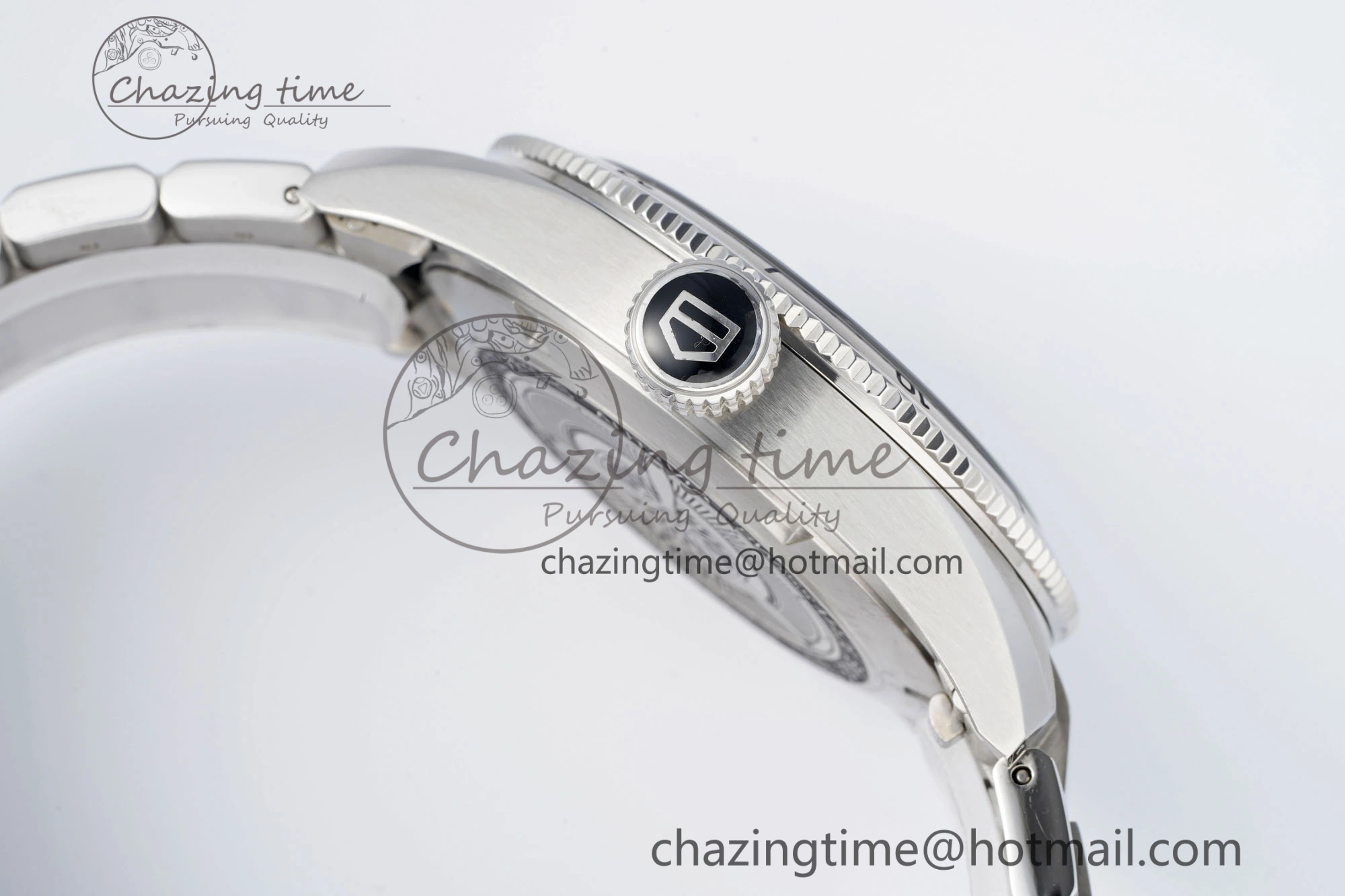 UrbanChic Autavia SS 42mm TARF 1:1 Best Edition Gray Dial SS Bezel on SS Bracelet SW 9657