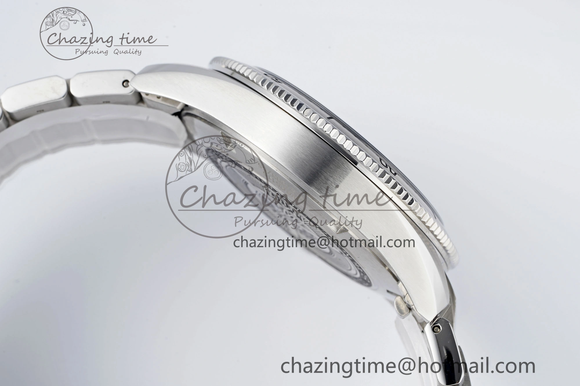 UrbanChic Autavia SS 42mm TARF 1:1 Best Edition Gray Dial SS Bezel on SS Bracelet SW 9657