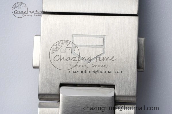 UrbanChic Autavia SS 42mm TARF 1:1 Best Edition Gray Dial SS Bezel on SS Bracelet SW 9657