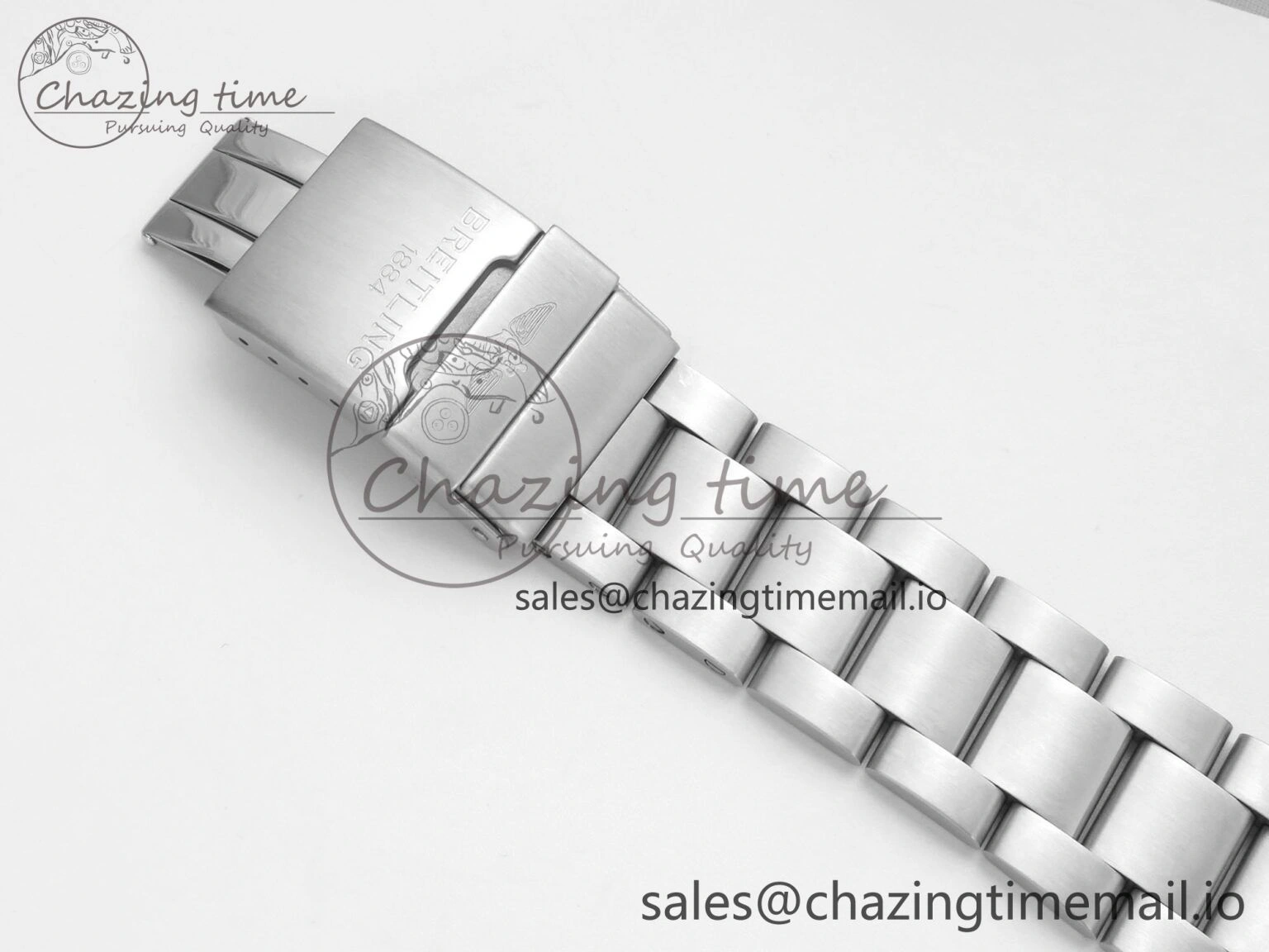 Avenger 43mm SS TF 1:1 Best Edition Blue Dial on SS Bracelet A2824 V Original 5412
