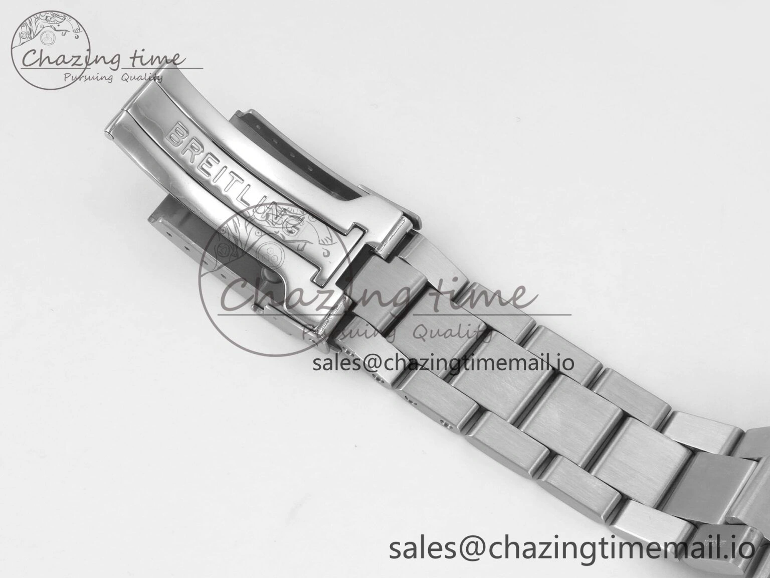 Avenger 43mm SS TF 1:1 Best Edition Blue Dial on SS Bracelet A2824 V Original 5412