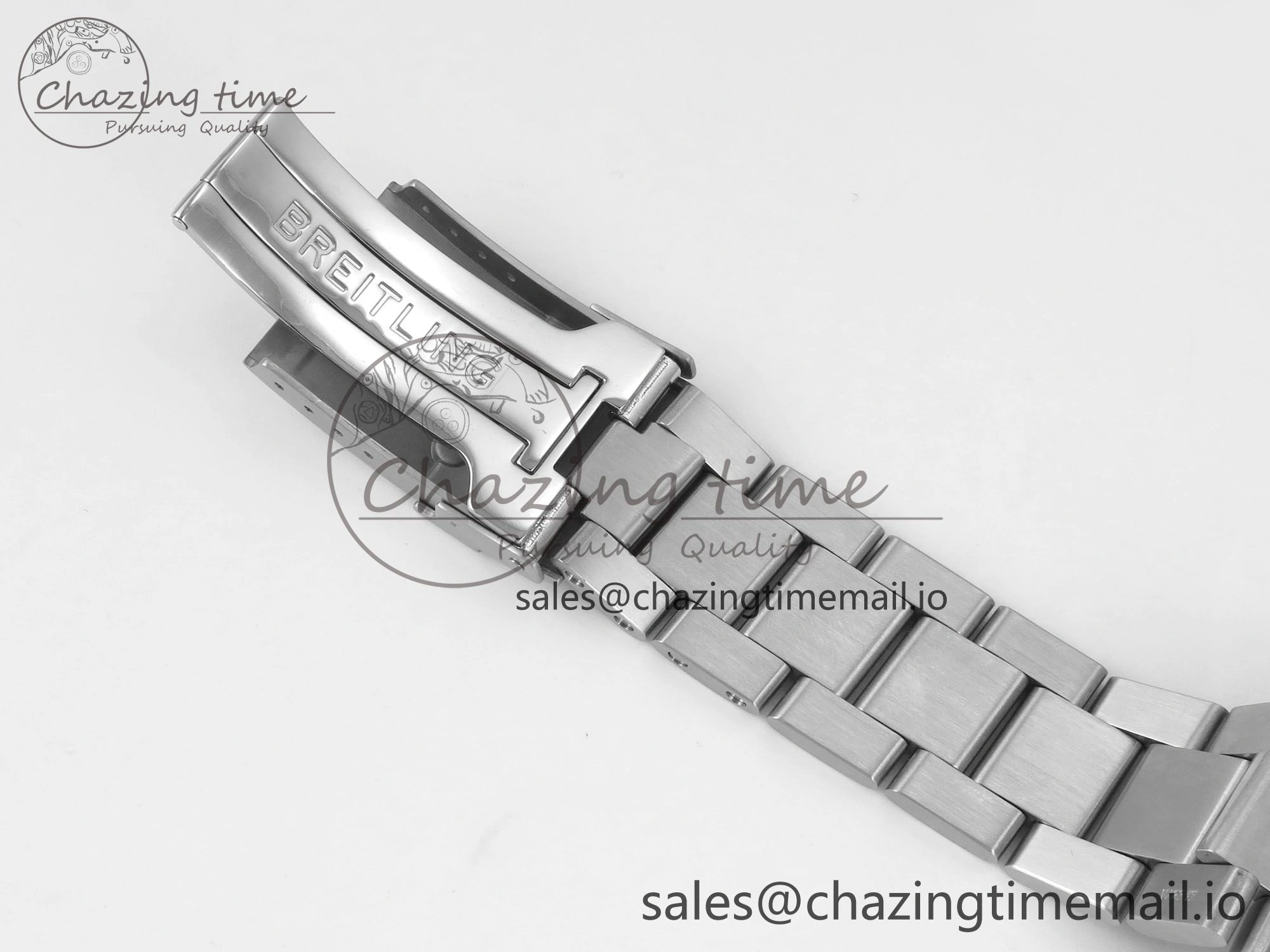 Avenger 43mm SS TF 1:1 Best Edition Blue Dial on SS Bracelet A2824 V Original 5412