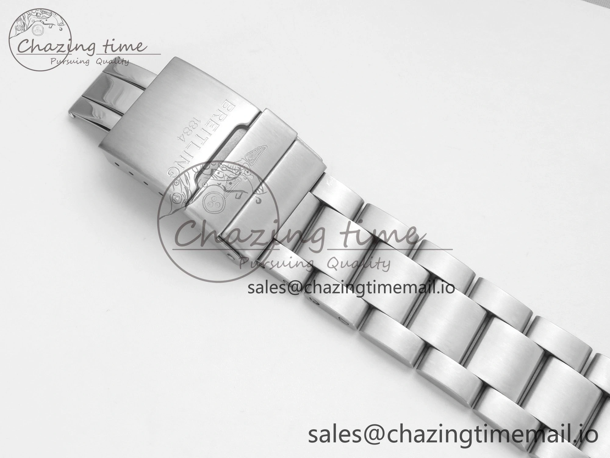 Avenger 43mm SS TF 1:1 Best Edition Yellow Dial on SS Bracelet A2824 V Durable 5411